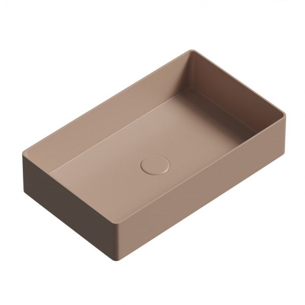Раковина накладная Abber Rechteck 60x36x13 хаки матовая (AC2220MK)