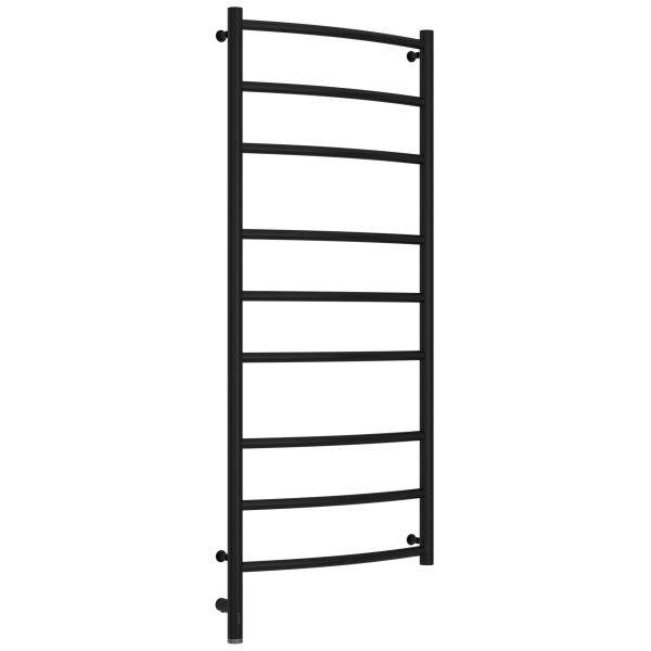 Полотенцесушитель электрический Сунержа Галант 3.0 1200x500 провод слева матовый чёрный (31-5800-1250)