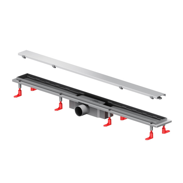 Душевой лоток AM.PM PrimeFlow линейный универс затвор Tile 90 см сталь мат (W02SC-U11-090-04SB)