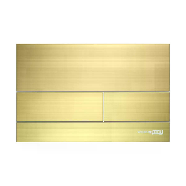 Комплект инсталляция с унитазом WasserKRAFT Alme с клавишей смыва золото матовое c сиденьем дюропласт (15TLT.010.ME.MG04.H002)