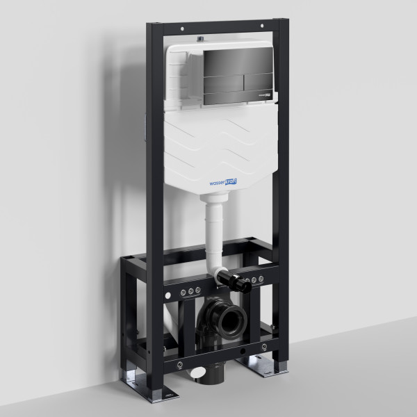 Инсталляция для унитаза WasserKRAFT Dill с клавишей смыва черная глянцевая (61TLT.010.ME.PB04) Инсталляция для унитаза WasserKRAFT Dill с клавишей смыва черная глянцевая (61TLT.010.ME.PB04)
