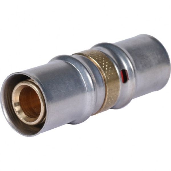 Соединение прямое 20*20 Stout (пресс, латунь) SFP-0003-002020 Соединение прямое 20*20 Stout (пресс, латунь) SFP-0003-002020