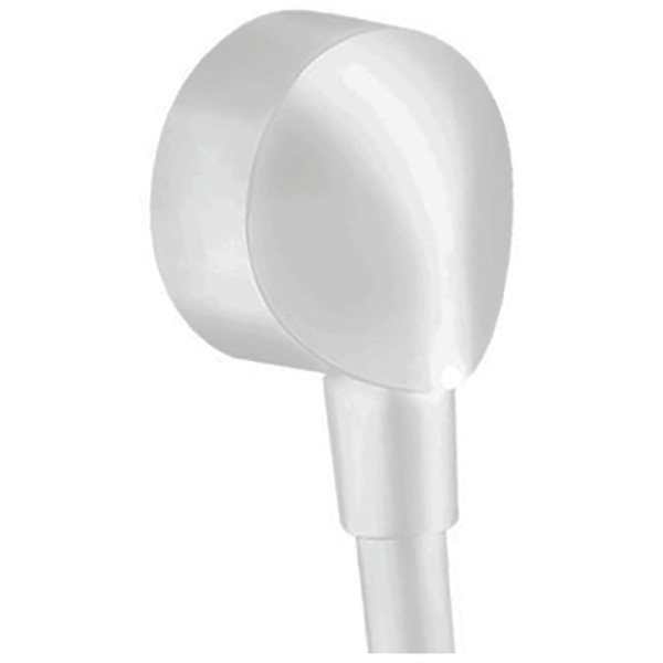 Держатель для шланга Hansgrohe Fixfit E белый матовый (27454700) Держатель для шланга Hansgrohe Fixfit E белый матовый (27454700)