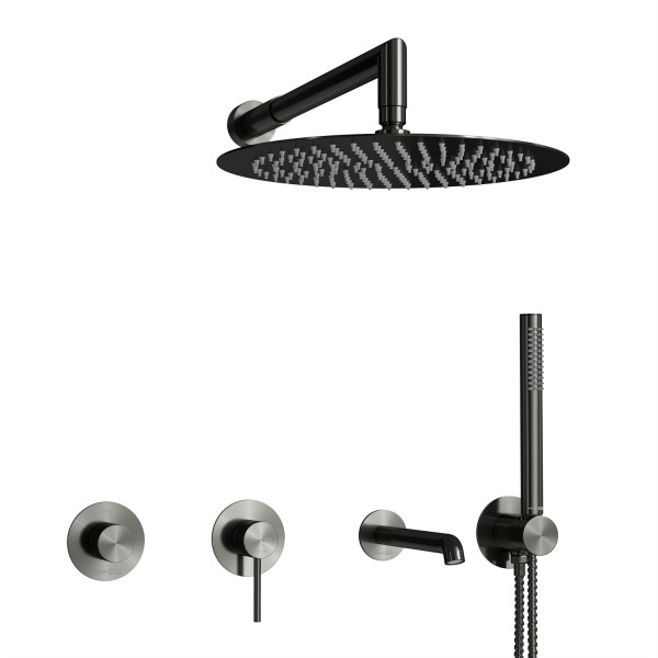 Душевая система WasserKRAFT Мюриц (Muritz) графит (9851.98DVR3.019.116.444.010.137.443GR) Душевая система WasserKRAFT Мюриц (Muritz) графит (9851.98DVR3.019.116.444.010.137.443GR)