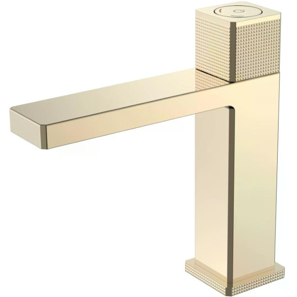 Смеситель для раковины Boheme QUAD G (золото) (159-G)