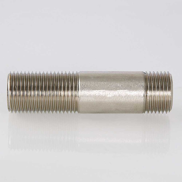 Сгон трубный 1/2"х200 мм. Valtec (никель) (VTr.653.N.0420) Сгон трубный 1/2"х200 мм. Valtec (никель) (VTr.653.N.0420)