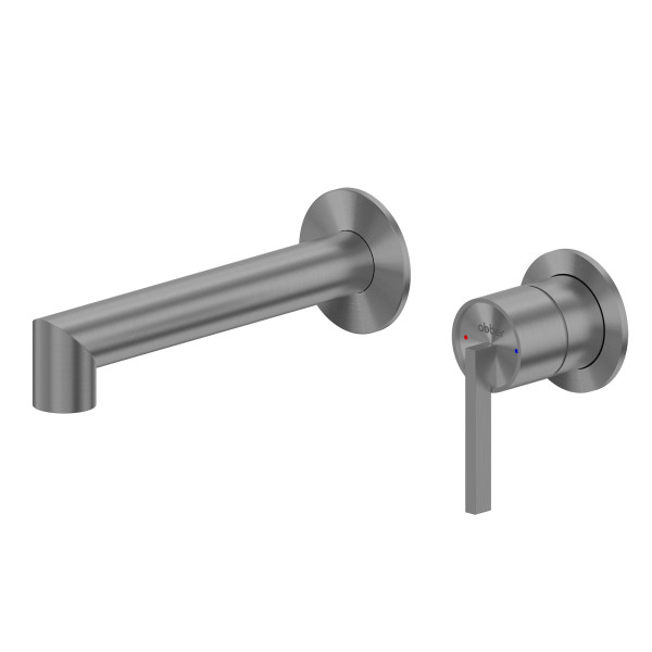 Смеситель для раковины Abber Perfekte 316 скрытый монтаж оружейная сталь брашированная (AF8A12BGG)