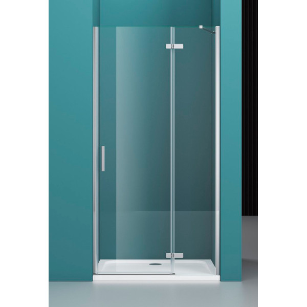 Душевая дверь BelBagno Kraft 100x195 стекло прозрачное, профиль хром (KRAFT-B-12-60/40-C-Cr-R) Душевая дверь BelBagno Kraft 100x195 стекло прозрачное, профиль хром (KRAFT-B-12-60/40-C-Cr-R)