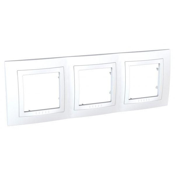 Рамка Schneider Electric 3 пост Unica (белая) (U2.006.18)