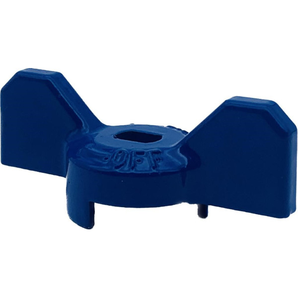 Ручка для шарового крана Tiemme 1/2" (синяя бабочка) (2090037) Ручка для шарового крана Tiemme 1/2" (синяя бабочка) (2090037)