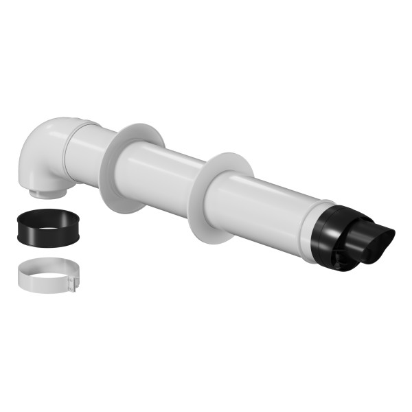 Комплект дымохода Okseler для конденсационных котлов D80/125 (oks00041) Комплект дымохода Okseler для конденсационных котлов D80/125 (oks00041)