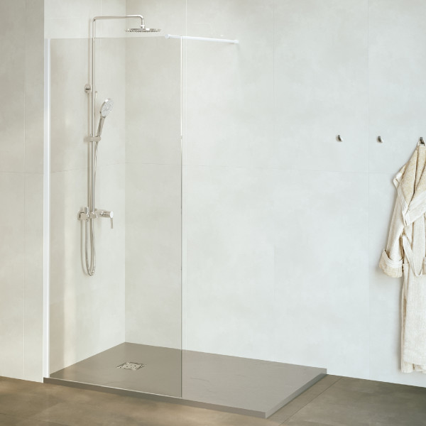 Душевое ограждение RGW Walk In 110x195 стекло прозрачное, профиль белый (35100211-15) Душевое ограждение RGW Walk In 110x195 стекло прозрачное, профиль белый (35100211-15)