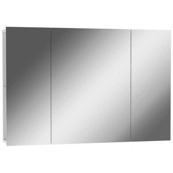 Шкаф зеркальный Мега 105 лев/прав Айсберг Домино (DM4606HZ)