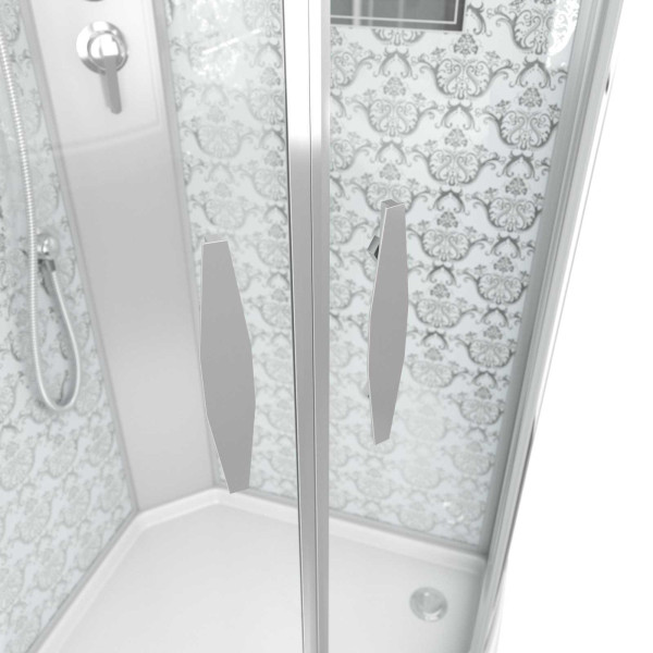 Душевая кабина Niagara Luxe 900*900*2100 стекло прозрачное, профиль хром (NGL-7715WBK) Душевая кабина Niagara Luxe 900*900*2100 стекло прозрачное, профиль хром (NGL-7715WBK)