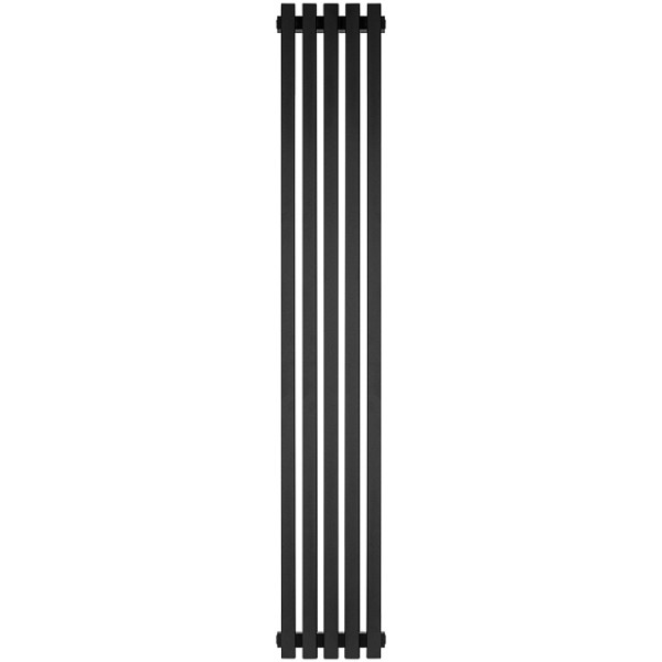 Радиатор стальной трубчатый Stout Tube Quadro QV40-1750-5 R нижнее правое подкл. (черный матовый муар) (STQV4017505RRAL1T103S9005)