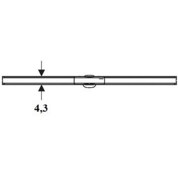 Накладная панель для лотка Geberit CleanLine (154.450.KS.1) Накладная панель для лотка Geberit CleanLine (154.450.KS.1)