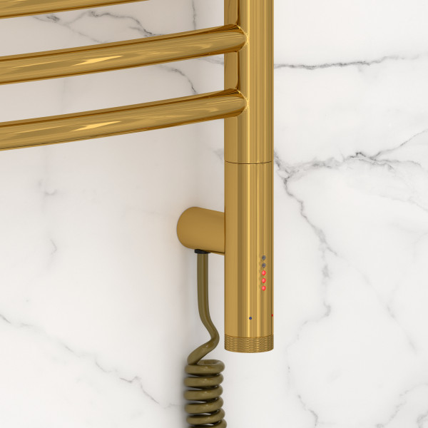 Полотенцесушитель электрический Сунержа Богема 3.1 600x500 МЭМ провод справа золото (03-6003-6050)