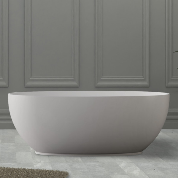 Ванна из искусственного камня Abber Stein 150x78 белая матовая (AS9641-1.5)