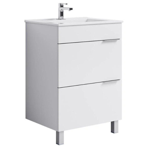 Тумба напольная Aqwella Brig 605x855x470 белая (Br.01.06/2/W)