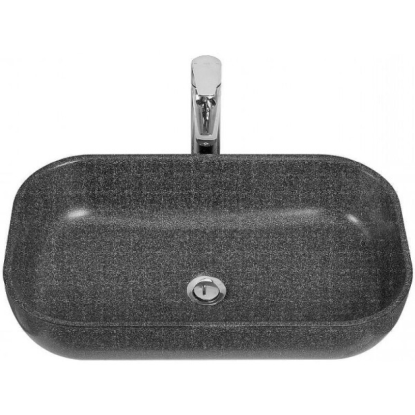 Раковина накладная Aquaton 60x37x14 графит (1A73313KLK210)