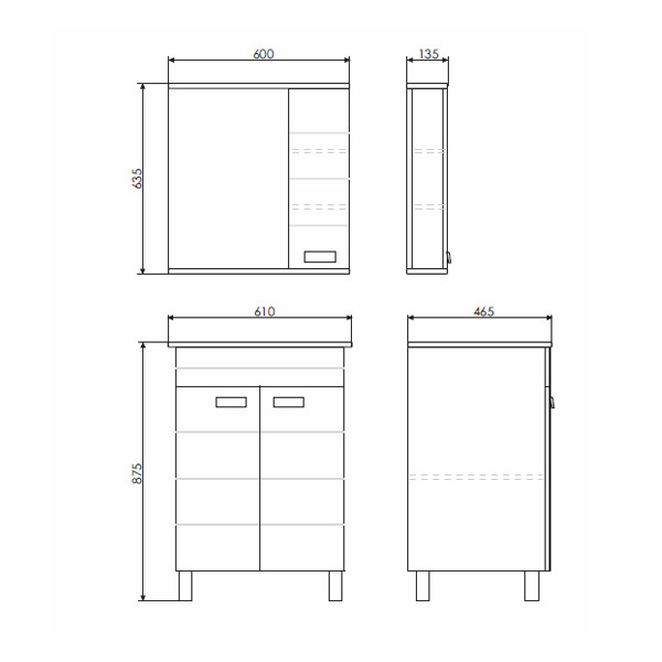 Тумба напольная Comforty Марио 610x875x465 сосна лоредо матовый с раковиной (00-00001483) Тумба напольная Comforty Марио 610x875x465 сосна лоредо матовый с раковиной (00-00001483)