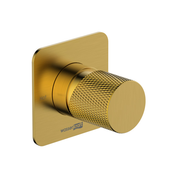 Смеситель для душа встраиваемый WasserKRAFT матовое золото (8251)