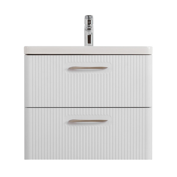 Тумба подвесная BelBagno Due 506x423x500 Белый металлик/матовый (DUE-500-2C-SO-BM-P)