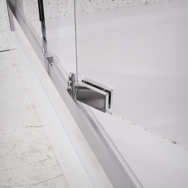 Душевой уголок Azario Monako 90x90x195 стекло прозрачное, профиль черный матовый (AZ-L47-90-MB-CL)