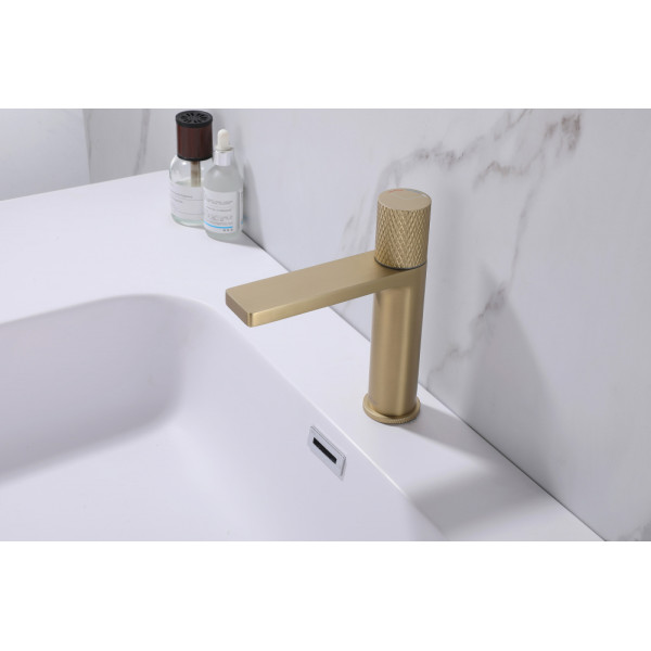 Смеситель для раковины Abber Rund Золотой (AF8710G)