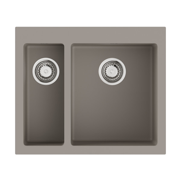 Мойка для кухни врезная Omoikiri Bosen 59-2A-GR Artceramic/leningrad grey (4993822) Мойка для кухни врезная Omoikiri Bosen 59-2A-GR Artceramic/leningrad grey (4993822)