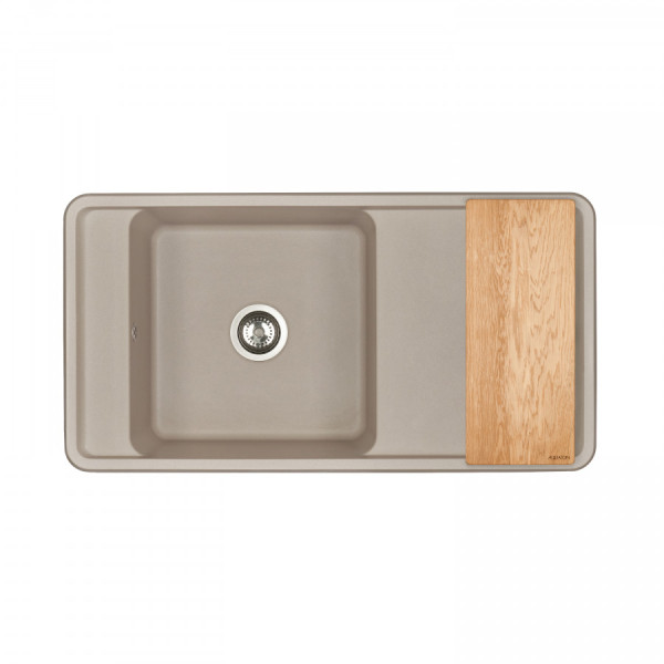 Мойка для кухни врезная Aquaton Беллис 510x970x250 серый шелк (1.A725.1.32B.S25.0) Мойка для кухни врезная Aquaton Беллис 510x970x250 серый шелк (1.A725.1.32B.S25.0)