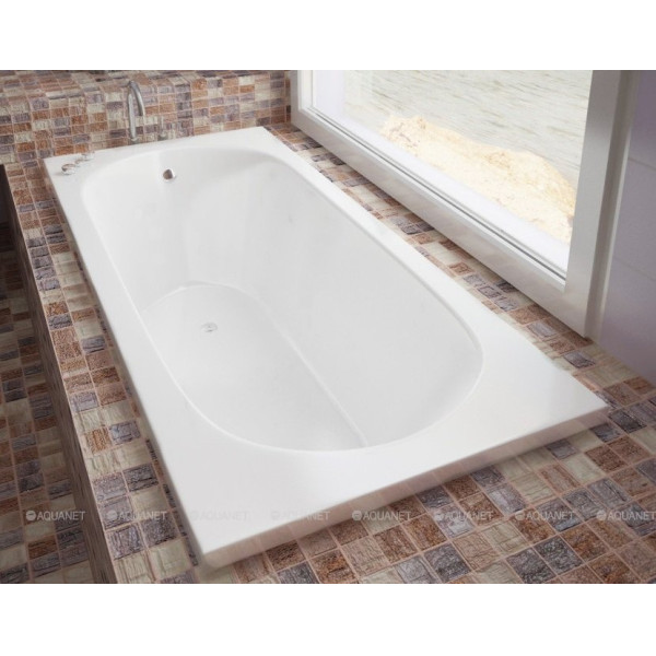 Ванна из искусственного камня Aquanet lotos Stone 180x700 белая (368587)