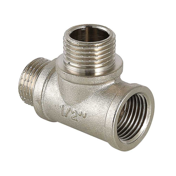 Тройник 1/2" ВНН Valtec (никель) (VTr.133.N.0004) Тройник 1/2" ВНН Valtec (никель) (VTr.133.N.0004)