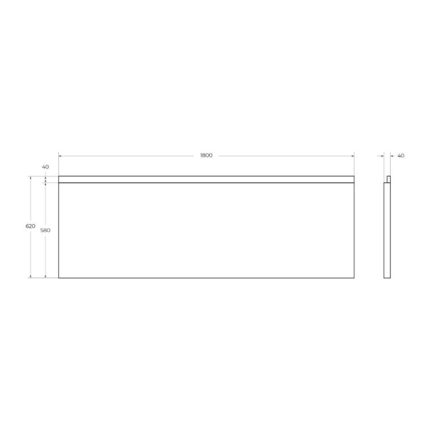 Экран фронтальный Cezares Plane 180x62x4 белый (PLANE-180-F-SCR-W37) Экран фронтальный Cezares Plane 180x62x4 белый (PLANE-180-F-SCR-W37)