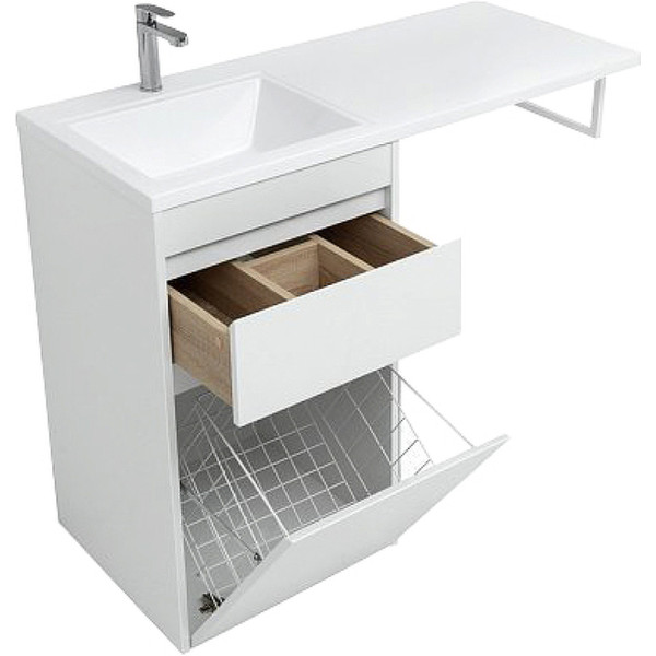 Тумба напольная Aquanet Токио 48 белый (напольная, 1 ящик) (00239289)