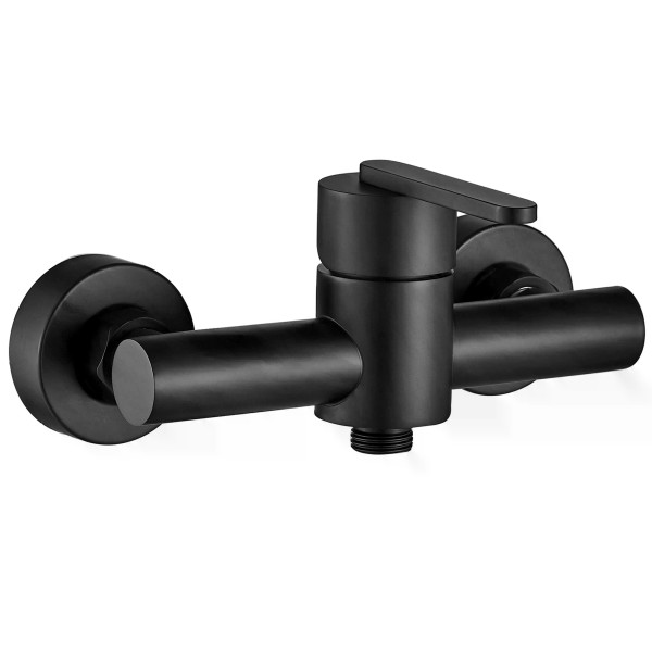 Смеситель для раковины Rea Ontario с душевым комплектом черный матовый (REA-B5500) Смеситель для раковины Rea Ontario с душевым комплектом черный матовый (REA-B5500)