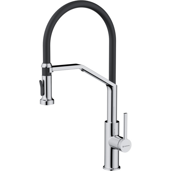 Смеситель для кухни Omoikiri Makkari 2 Plus-SB-C-BL хром/черный (4994493)