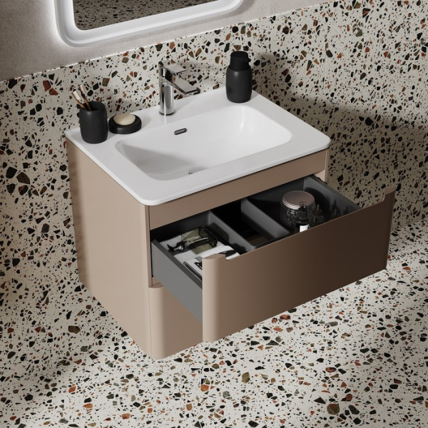 Тумба с умывальником подвесная Iddis Edifice 60x46,2 капучино (EDI60C0i95K) Тумба с умывальником подвесная Iddis Edifice 60x46,2 капучино (EDI60C0i95K)