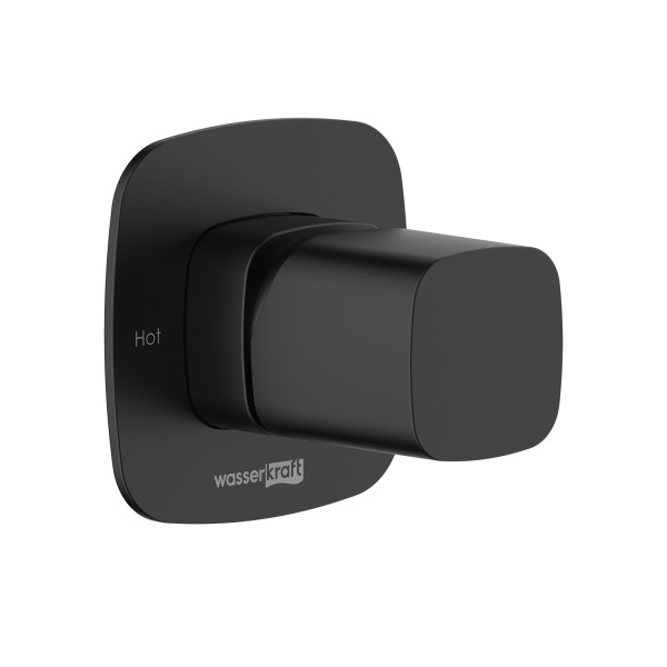 Смеситель для душа встраиваемый WasserKRAFT черный матовый (9151)