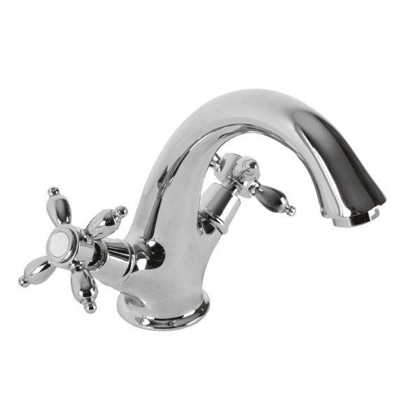 Смеситель для раковины Cezares Nostalgia хром, вентили - хром (NOSTALGIA-LS1-01) Смеситель для раковины Cezares Nostalgia хром, вентили - хром (NOSTALGIA-LS1-01)