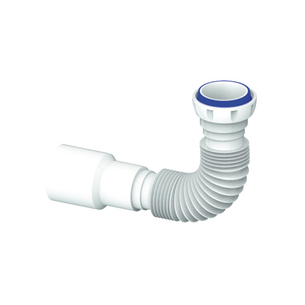 Гофра 40x40/50 с гайкой 1 1/2"x40 и уплотнительным конусовидным кольцом 400 мм Unicorn D45 Гофра 40x40/50 с гайкой 1 1/2"x40 и уплотнительным конусовидным кольцом 400 мм Unicorn D45