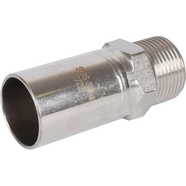 Вставка резьбовая 28х3/4"Н Rommer из нержавеющей стали (пресс) (RSS-0024-002834) Вставка резьбовая 28х3/4"Н Rommer из нержавеющей стали (пресс) (RSS-0024-002834)