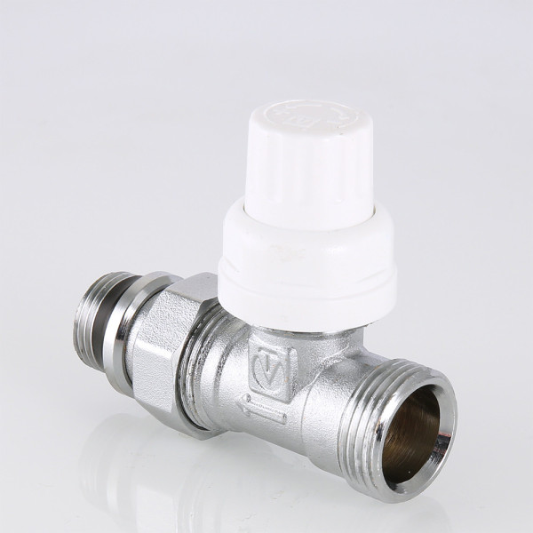 Клапан термостатический прямой 1/2"*3/4"(18) евроконус Valtec VT.032.NER (с уплотн. кольцом) (VT.032.NER.04)