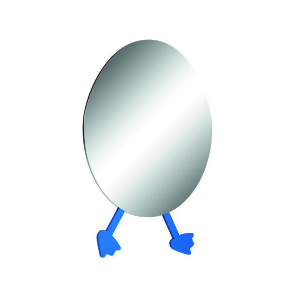 Зеркало Creavit 208x307 синее (DC30035-BB)