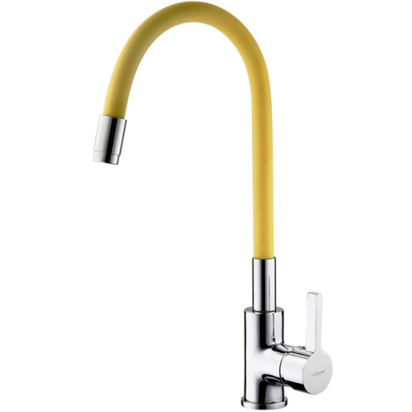 Смеситель для кухни Ledeme с гибким изливом (L4898-4)