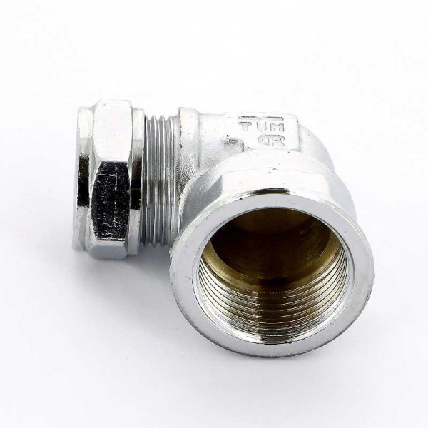 Соединение угловое 15*1/2"В (обжим) (хром) Tiemme (1130055) Соединение угловое 15*1/2"В (обжим) (хром) Tiemme (1130055)