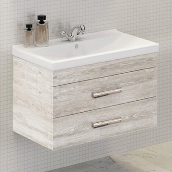 Тумба подвесная Comforty Неаполь 800x530x450 белый глянцевый с раковиной (00-00001513) Тумба подвесная Comforty Неаполь 800x530x450 белый глянцевый с раковиной (00-00001513)