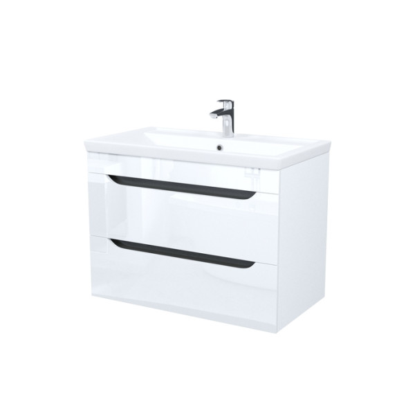 Тумба подвесная Iddis Ray 80 см белый подходит умыв. 4078000i28 (RAY80W0i95)