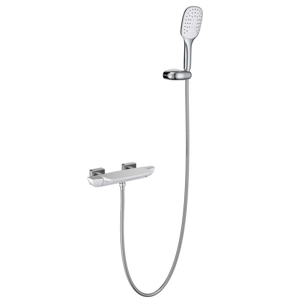 Смеситель для ванны и душа Timo Helmi белый-хром (4024/00-16Y) Смеситель для ванны и душа Timo Helmi белый-хром (4024/00-16Y)