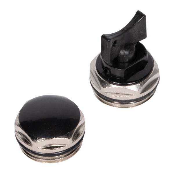 Комплект универсальный для монтажа радиатора Royal Thermo 3/4'' (черный) (RT3/4B)